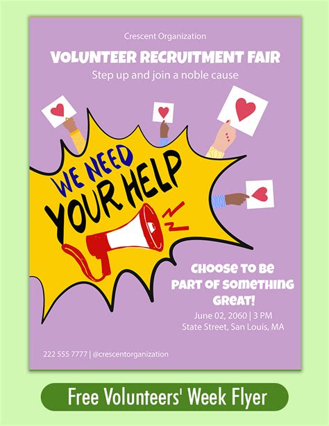 Customize 287+ Volunteer Flyers Templates Online .